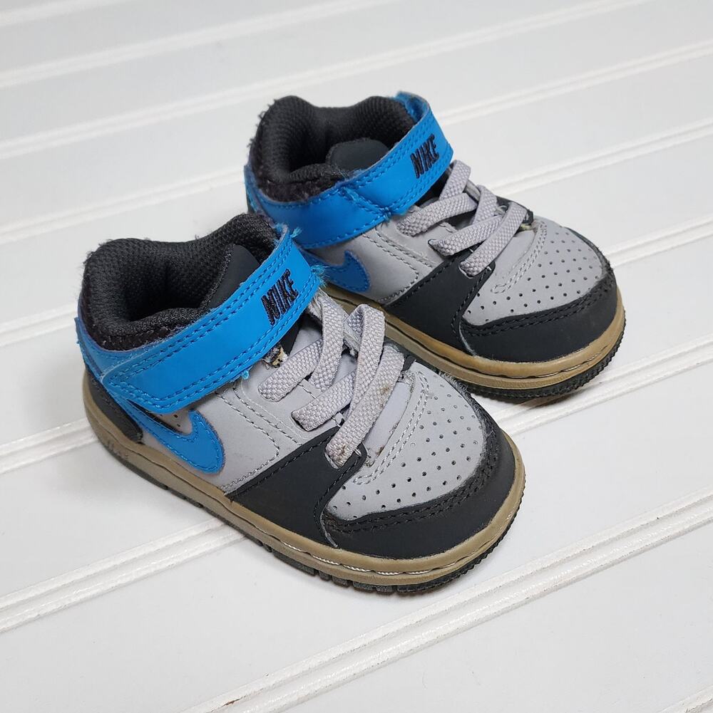 Nike Air Prestige 502724-040 Toddler Sneakers Size 4 Grays and Blue
